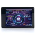 thumbnail image 1 of TFixol Écran d'Affichage IPS 3,5 Pouces Écran Secondaire Mini Moniteur Écran Horizontal Vertical Commutation Rotation 360° Ports USB Doubles pour Ordinateurs Raspberry Pi Châssis PC ITX, 1 of 7