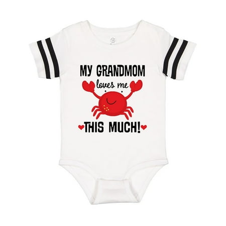 

Inktastic Grandmom Loves Me Grandchild Gift Gift Baby Boy or Baby Girl Bodysuit