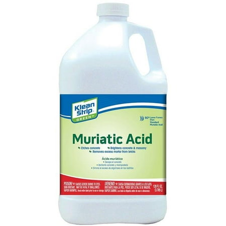 Klean Strip Green Muriatic Acid Gallon (Best Way To Add Muriatic Acid To Pool)