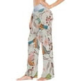 thumbnail image 2 of Women's Pajama Pants Cartoon Birds Comfy Stretch Sleepwear Essentials womens Lightweight Lounge Terry Pajama Pant, X-Large, 2 of 7