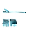 thumbnail image 2 of Duckbill Clip, Portable Professional Styling Hair Clip High Temperature Resistance  For Home For Girls Blue,Purple,Purple Pink, 2 of 8