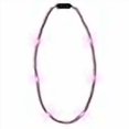 thumbnail image 2 of FlashingBlinkyLights Pink Light Up LED Mardi Gras Bead Necklace, 2 of 4