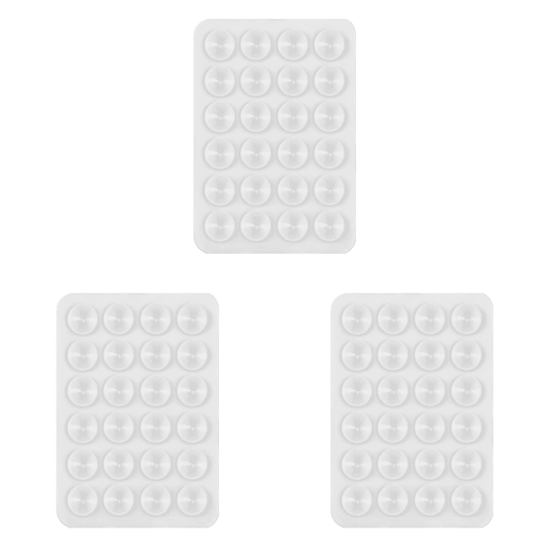 Funda Silicona Con Ventosa para Soporte Adhesivo Antideslizante () Blanco