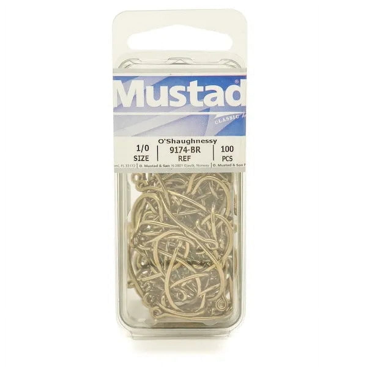 Mustad 9174-DT-8/0-100 Classic O'Shaughnessy Live Bait Hook Size