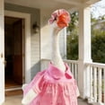 thumbnail image 6 of Deeceymbur Easter Goose Statue Outfit Pink Green for 23 Inch Porch Patio Decoration Clothing Hat Set Garden Decor, 6 of 6