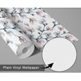 thumbnail image 6 of S4Sassy Peel and Stick Walls Covering, Blossom Bloom Print - Asian Style Wall Mural, Instant Walls Makeover for Bathroom, Laundry Room, Closet Interior- Self-Adhesive Wallpaper Vinyl- White, 25"x120", 6 of 8