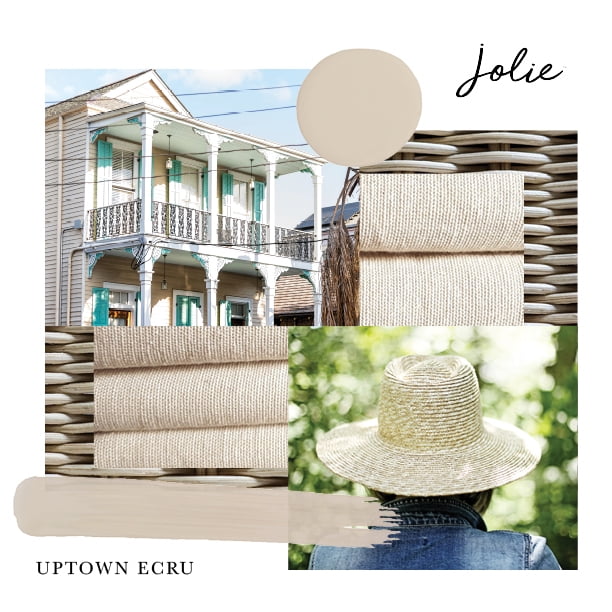 Jolie Matte Finish Paint - Uptown Ecru, Quart