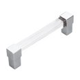 thumbnail image 1 of  Acrylic Handle, Acrylic Drawer Pulls Strong  For Closet Hole Spacing 128 Silver, 1 of 8