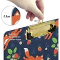 thumbnail image 4 of FMSHPON Foxes Strawberries Clipboard Hardboard Wood Nursing Clip Board and Pull for Standard A4 Letter 13x9 inches, 4 of 8