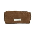 thumbnail image 1 of Retro Corduroy Solid Color Pencil Case Large Capacity Student Stationery Storage Bag Clutch Bag, 1 of 7