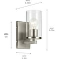 thumbnail image 6 of Kichler Lighting - One Light Wall Sconce - Wall Bracket - Crosby - 1 light Wall, 6 of 7