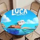 thumbnail image 5 of Luca-theme Fitted Round Tablecloths Elastic Edged Table Covers Waterproof Table Cloth for Kitchen Holiday Party Tables Decor 150cm, 5 of 6