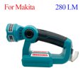 thumbnail image 1 of Lámpara de Trabajo Portátil con Puntos de Advertencia LED Flashlight Antorcha para Ma*kita 14.4V 18V Batería Li-ion BL1830 BL1430 BAT618 BAT614, 1 of 8