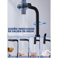 thumbnail image 3 of Grifo de Cocina en Cascada con Rociador de 4 Modos, Llaves Mezcladora de Acero Inoxidable, Giratorio 360° y Extraíble, Grifos Cocina Llave Tarja Cocina para Fregaderos y Lavabos de Baño, 3 of 7