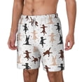 thumbnail image 2 of Uemuo Yoga Labrador Retriever Pattern Mens Swim Trunks Quick Dry Board Shorts with Mesh Lining, Stretch Beach Shorts Quick Dry No-Chafing Board Shorts-Medium, 2 of 9