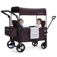 thumbnail image 1 of Cochecito MOMFANN Wagon para 2 Niños Plegable Morado, 1 of 6