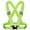 Green, variant on GASTROPOD Reflective Vest High-Visibility Easy Slip-On Buckle 1.5cm Reflective Strap Safety Vest Adjustable Shoulder Straps for Night Running Reflective Running Gear 10x19x6cm,Black