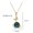 #2, variant on MATROOY Luxury Titanium Steel Zircon Planet Moon Charm Pendant Necklace Women Jewelry-#3