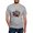 Heather Gray, variant on - Pugs Ninja T Shirt Men's Classic T Shirt - Fitted T-Shirt, Vintage Fit Soft Cotton Tee