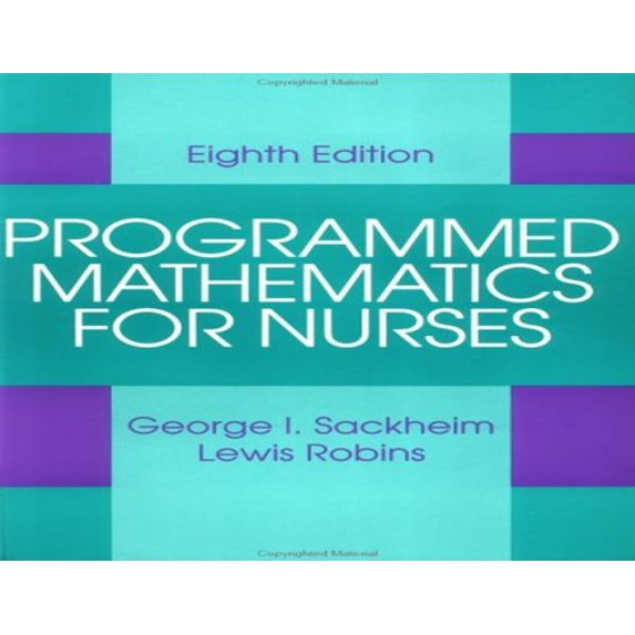 Pre-Owned Programmed Mathematics for Nurses Paperback