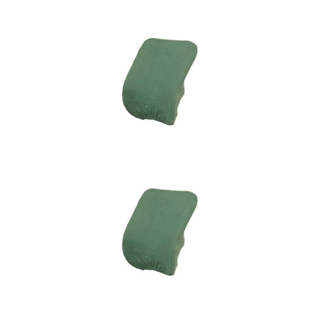 kurtrusly Chair Cover Slipcover Stretch Seat Computer Protection Set Anti-Dirty Thicken Solid Home Wedding Universal Decoration Dark Green/Backrest 2Set