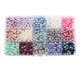 thumbnail image 2 of Cuentas de perlas de imitación ABS de imitación sin agujero Espaciador de sueltas de 4 mm para manualidades DIY Fabricación de joyas - Multicolor Multicolor Magideal Cuentas de perlas de imitación, 2 of 7