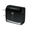 thumbnail image 2 of 20W AFFLUX Dual Port PD USB-C and USB-A Fast Charging USB Type C Wall Charger Power Adapter Travel Plug for iPhone 14/13/12/11 Pro Max Mini, XS/XR/X, iPad, Samsung Galaxy S20/S21/S22/S23 Ultra, Black, 2 of 3
