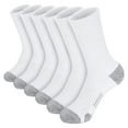 thumbnail image 1 of White Sock Slippers Men's Basketball Socks Solid Color Short Socks 5PC, 1 of 4