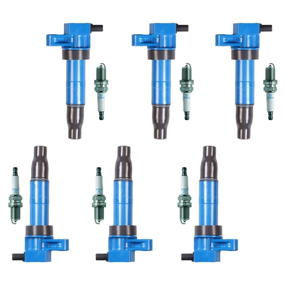 High Performance Ignition Coil and NGK Spark Plug Compatible with Kia Sedona Sorento V6 UF546