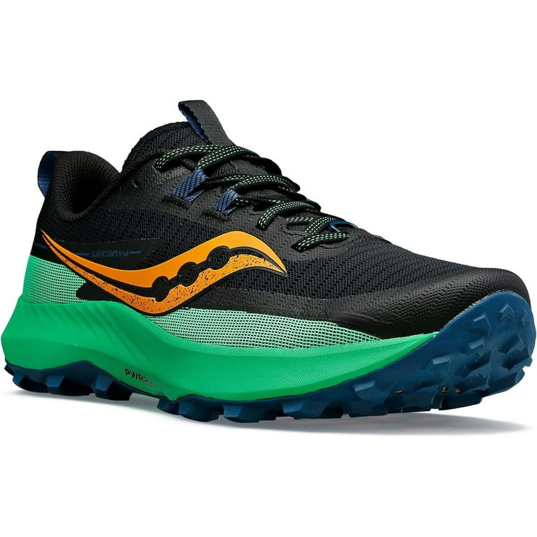 Saucony Men's Peregrine 13 Trail Running Shoe, Finesse Black,