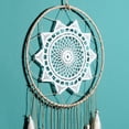 thumbnail image 6 of Cheers.US Macrame Dream Catchers, Boho Handmade Woven Dreamcatcher Wall Hanging Decor with Tassel Feather,Kids Bedroom Baby Room Nursery Chic Ornament Craft, 6 of 7
