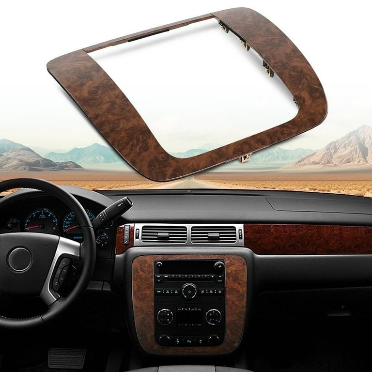 Dash Center Radio Bezel Trim Panel Cover For Chevy Suburban, Silverado, Tahoe, Avalanche & GMC Yukon 2007-2014
