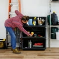 thumbnail image 6 of Mighty Tuff 3 Pack Nesting Stackable Bins, Heavy Duty Space Saving Storage, 6 of 7
