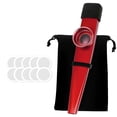 thumbnail image 3 of Armónica Kazoo, acompañamiento, buen compañero, ligero, profesional, juguete para niños Rojo, 3 of 9