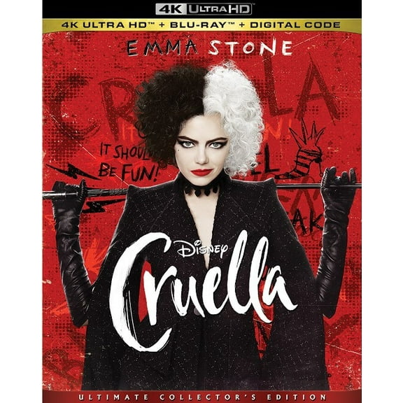 Cruella (4K Ultra HD   Blu-ray   Digital Code)