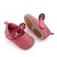 thumbnail image 2 of Otqutp Wedding Dance Shoes for Flower Girls Baby Girls Non-Slip Floral Bow Shoes Soft First Walking Shoes Princess Shoes 0-18 Months Dance Shoes, 2 of 3