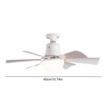thumbnail image 2 of Luz de ventilador de techo con temporizador remoto, ventilador de techo de 6 aspas para oficina en casa, 2 of 9