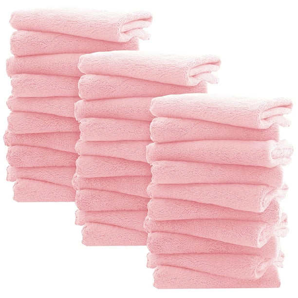 30 Pack Baby Washcloths Extra Absorbent and Soft Wash Clothes