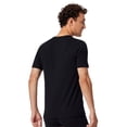 thumbnail image 3 of SCHIESSER Paquete de Dos Camisetas para Hombre - Serie "95/5", Cuello Redondo, S-XXL Negro XL (X-Large), 3 of 3