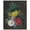 Black Frame, variant on Four Peonies and a Crown Imperial Canvas Classic Floral Vases by Art Remedy, Black Frame, 16" x 20"