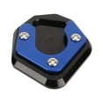 thumbnail image 2 of Foot Side Stand Extension Plate, Impact  Motorcycle Kickstand Enlarger  Improvement Secure Connection  For Motorcycle Blue, 2 of 8