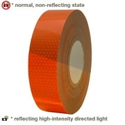 Oralite (Reflexite) V98 Microprismatic Conspicuity Tape: 2 in x 50 yds. (Fluorescent Orange)