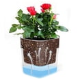 thumbnail image 3 of Mosiee 3 Pcs Pots Auto-Arrosants avec Drainage Réservoir Visible Pots Double Couche Plastique, 3 of 8