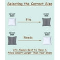thumbnail image 3 of HAHDAXIA Synthetic Down Pillow Inserts for Shams Aka Faux/Alternative (12 Inch by 12 Inch), 3 of 7