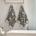 thumbnail image 4 of Mothers Day Sloth Hearts Hand Towels 2 PCS, Summer Branch Leaves Kitchen Towel Ultra Soft and Highly Absorbent,Decorative Fingertip Face Towel for Bathroom Hotel, 28.3"x14.4", 4 of 5