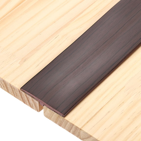 T-Molding Transition Strips, 3.28 ftx1.97" Flooring Edging Trim, Black Walnut