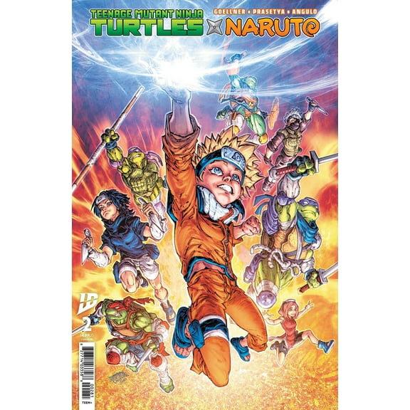 Teenage Mutant Ninja Turtles X Naruto #2H VF ; IDW Comic Book