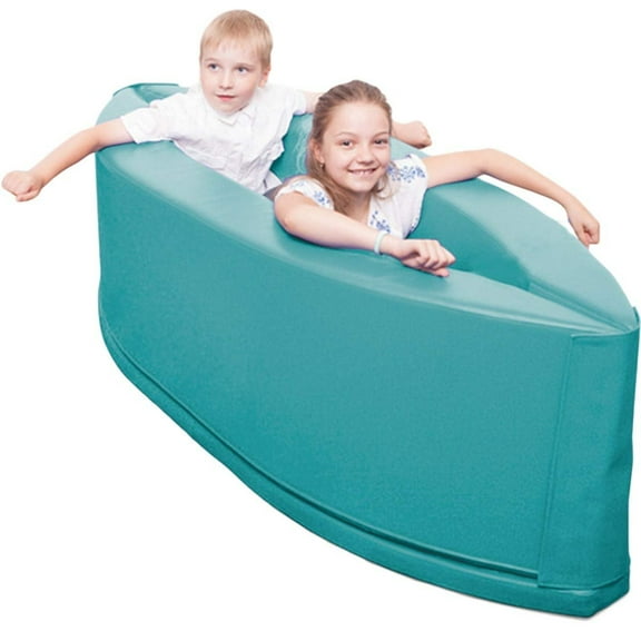 SensaSoft Compression Canoe Teal by Fun And Function - Kids Sensory Seating & Sensory Calming Items - Kids Special Needs Equipment & Sensory Seats for Kids - Gifts for Special Needs Kids