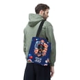 thumbnail image 3 of Patriotic Doberman Pinscher Celebrates 4th of July All Over Print 3D Canvas Tote Bag Doberman Dog Lover Gifts Reusable Handbag - 02009, 3 of 5