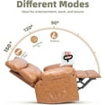 thumbnail image 6 of Oversized Recliner Chair - Faux PU Leather Large Manual Recliner for Adults, Exceptional Comfort Lazy Chair with 1.5X Sponge Filling and Easy Recline Mechanism for Relaxation, 6 of 8